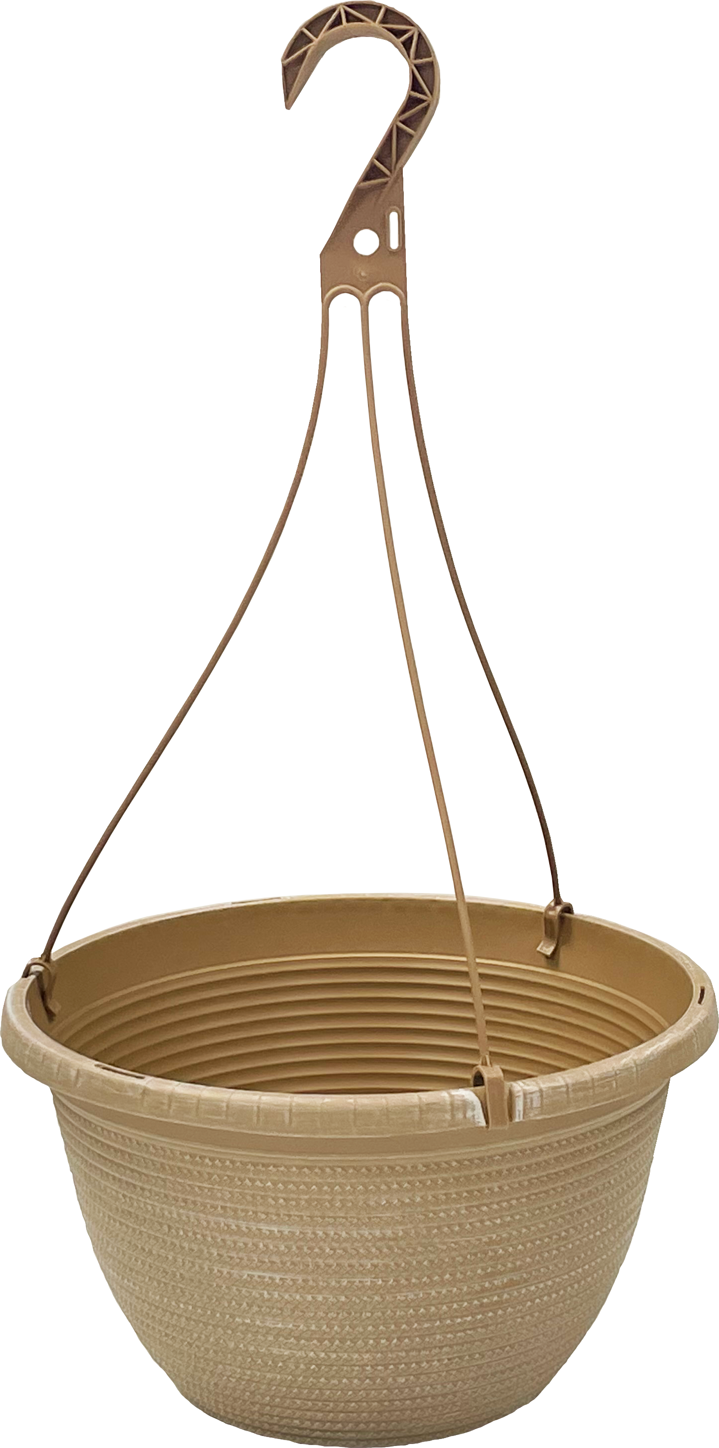 11.5 Inch Oasis Hanging Basket Powdered Ginger - 18 per case - Decorative Planters